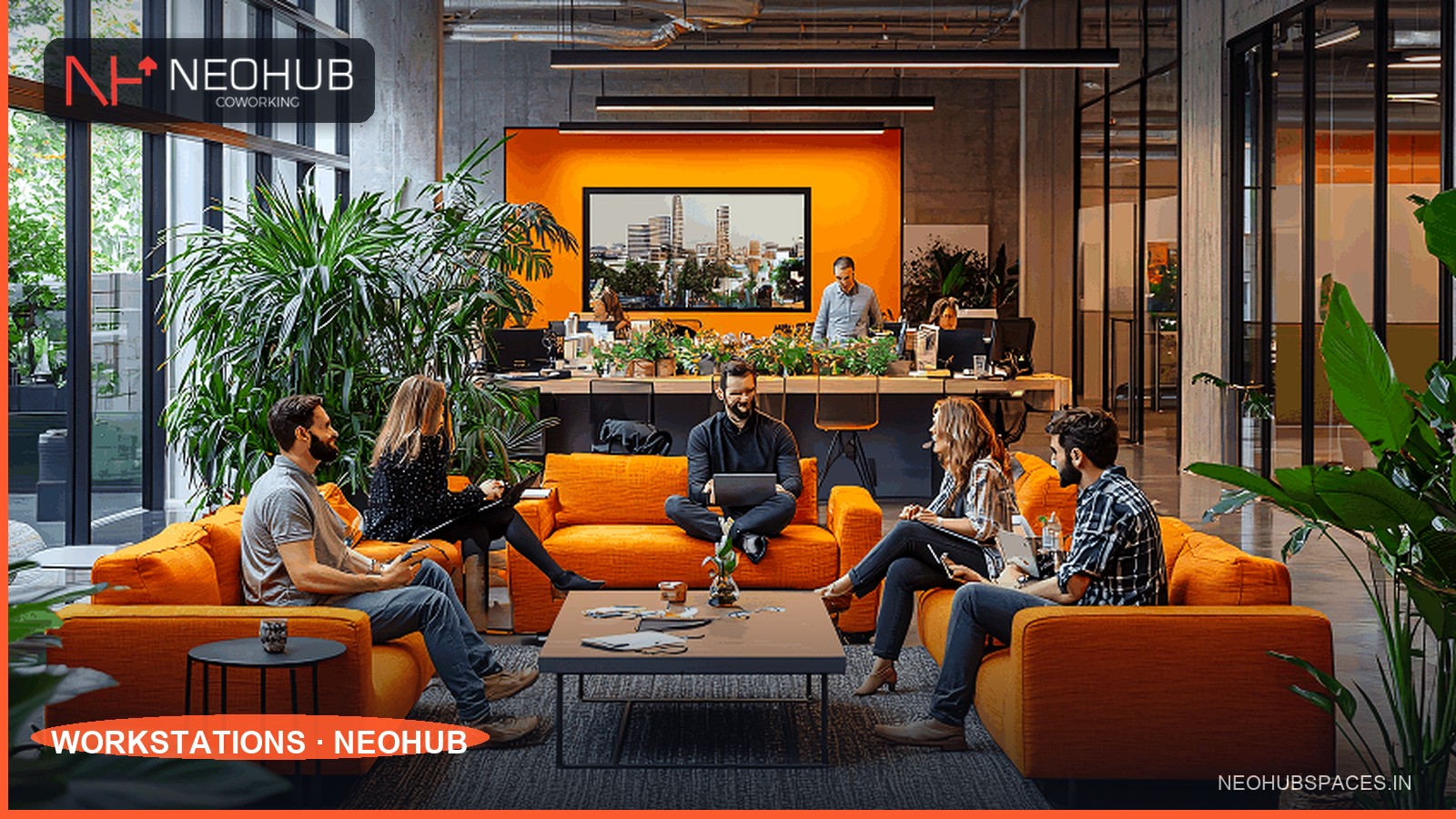 NeoHub workstations and dedicated desks in Gomti Nagar